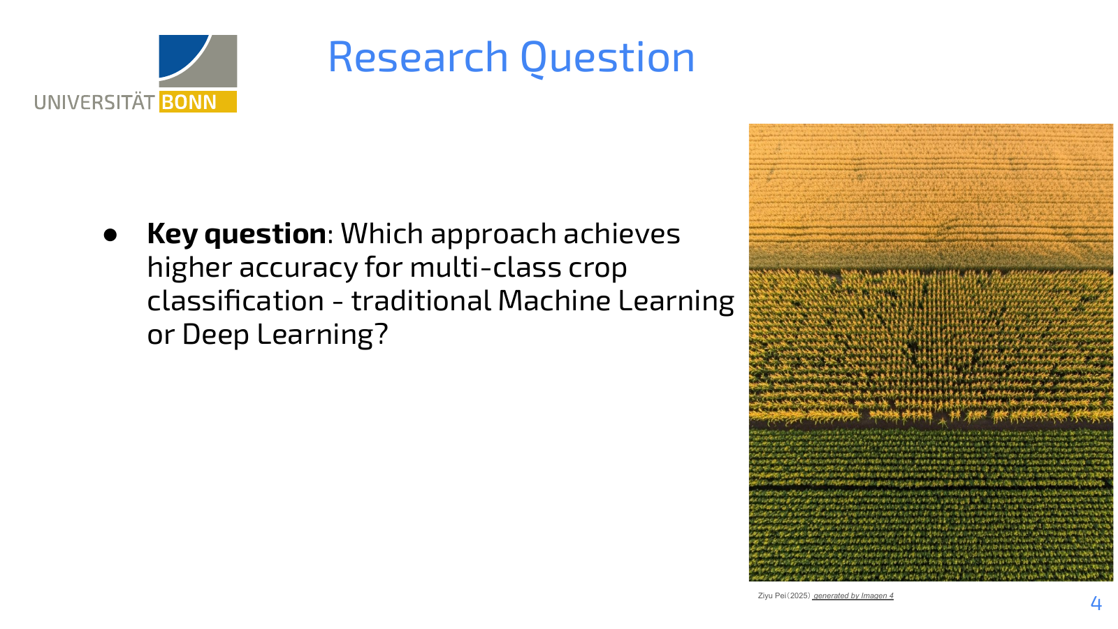 10-band UAV orthophoto — full field coverage
